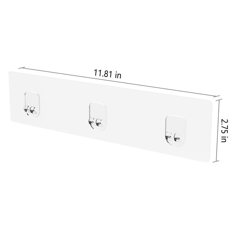 ODesign 2 Pack Shower Shelf Adhesive for Replacement,Transparent Bathroom Adhesive Strips,Shower Stickers for Shelves,No Drilling for Corner Shelf Basket and Kitchen Racks - Image 2